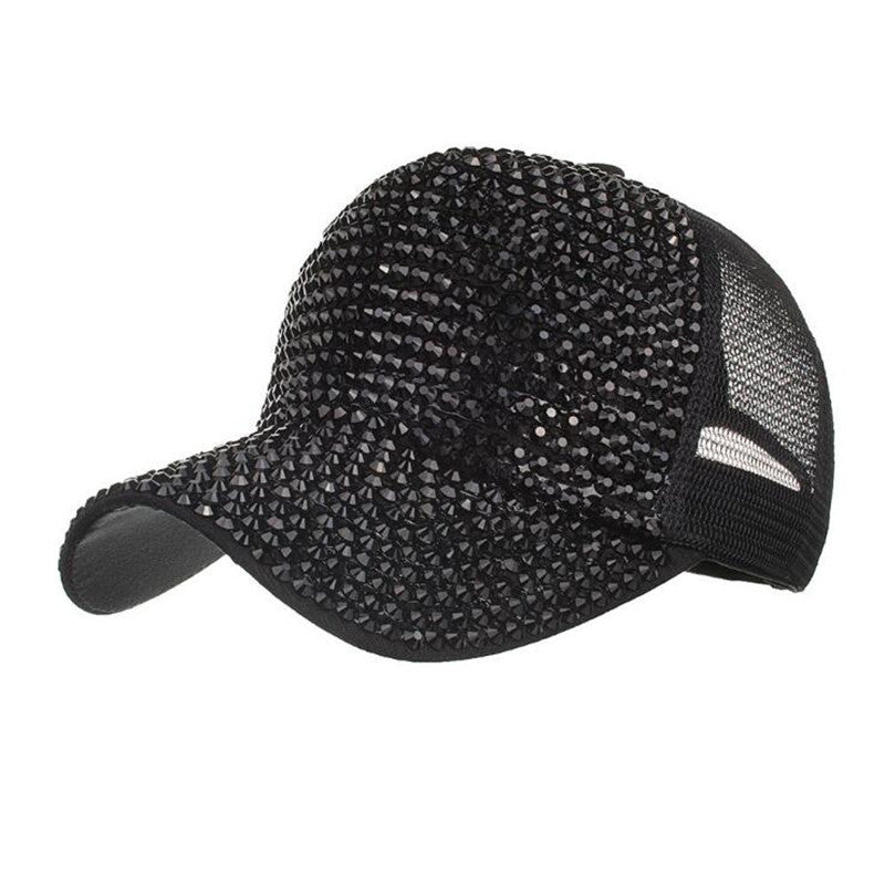 Wholesale Acrylic Full Diamond Baseball Cap